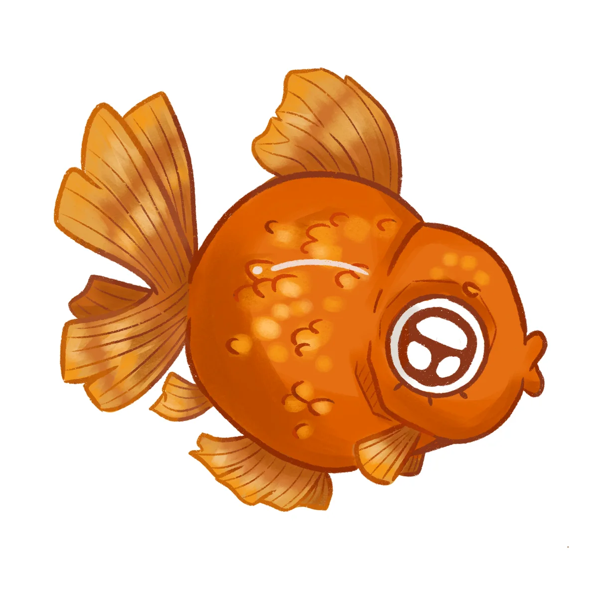 Oranda Dorado: El Guardián Burbuja